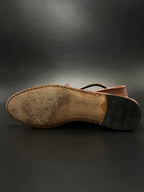 Antonio Ferri Brown Woven Leather Loafers