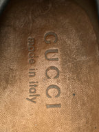 Gucci Cirano Luxury Navy Leather Loafers
