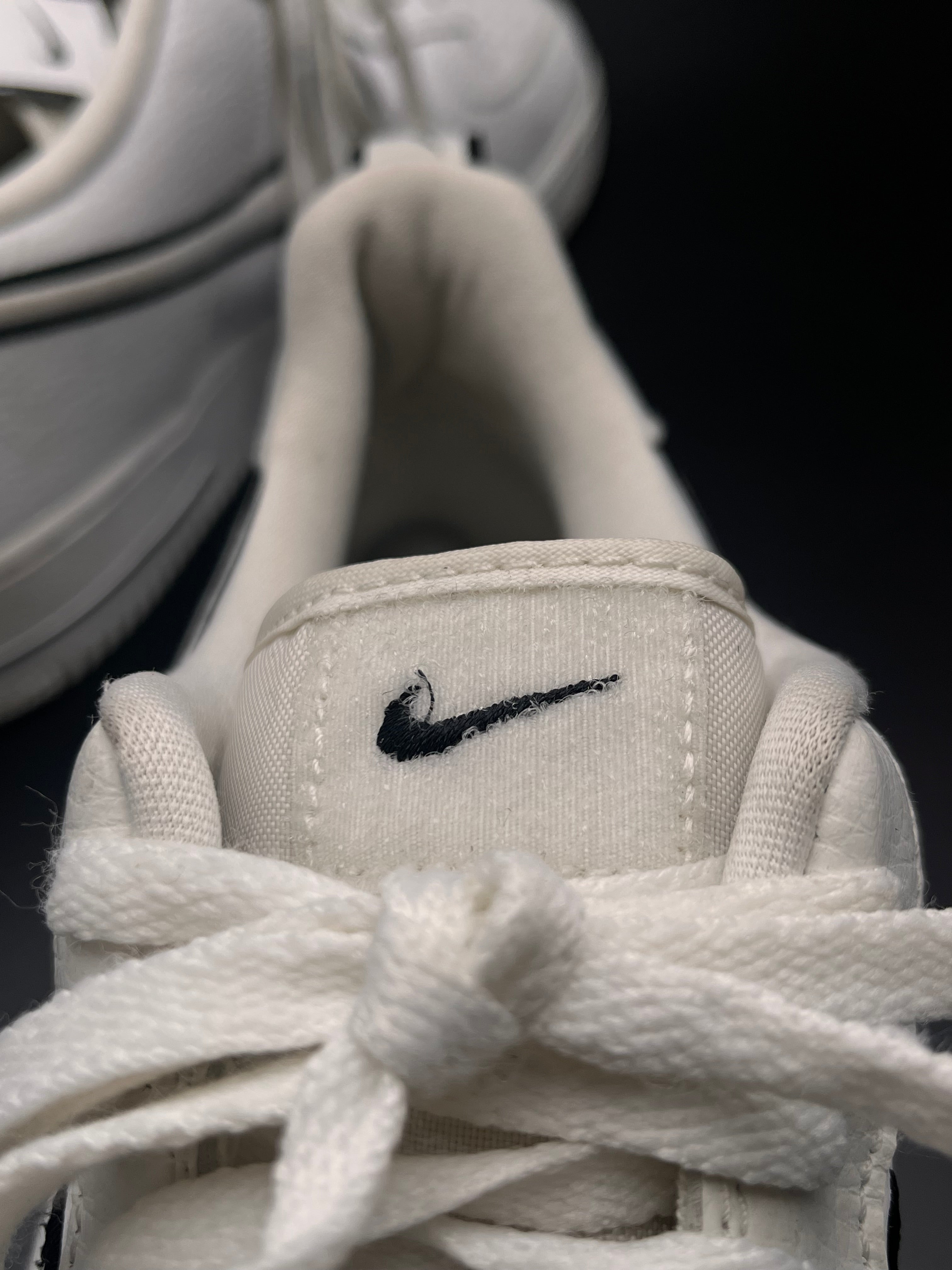 NIKE AIR FORCE 1s WHITE/BLACK