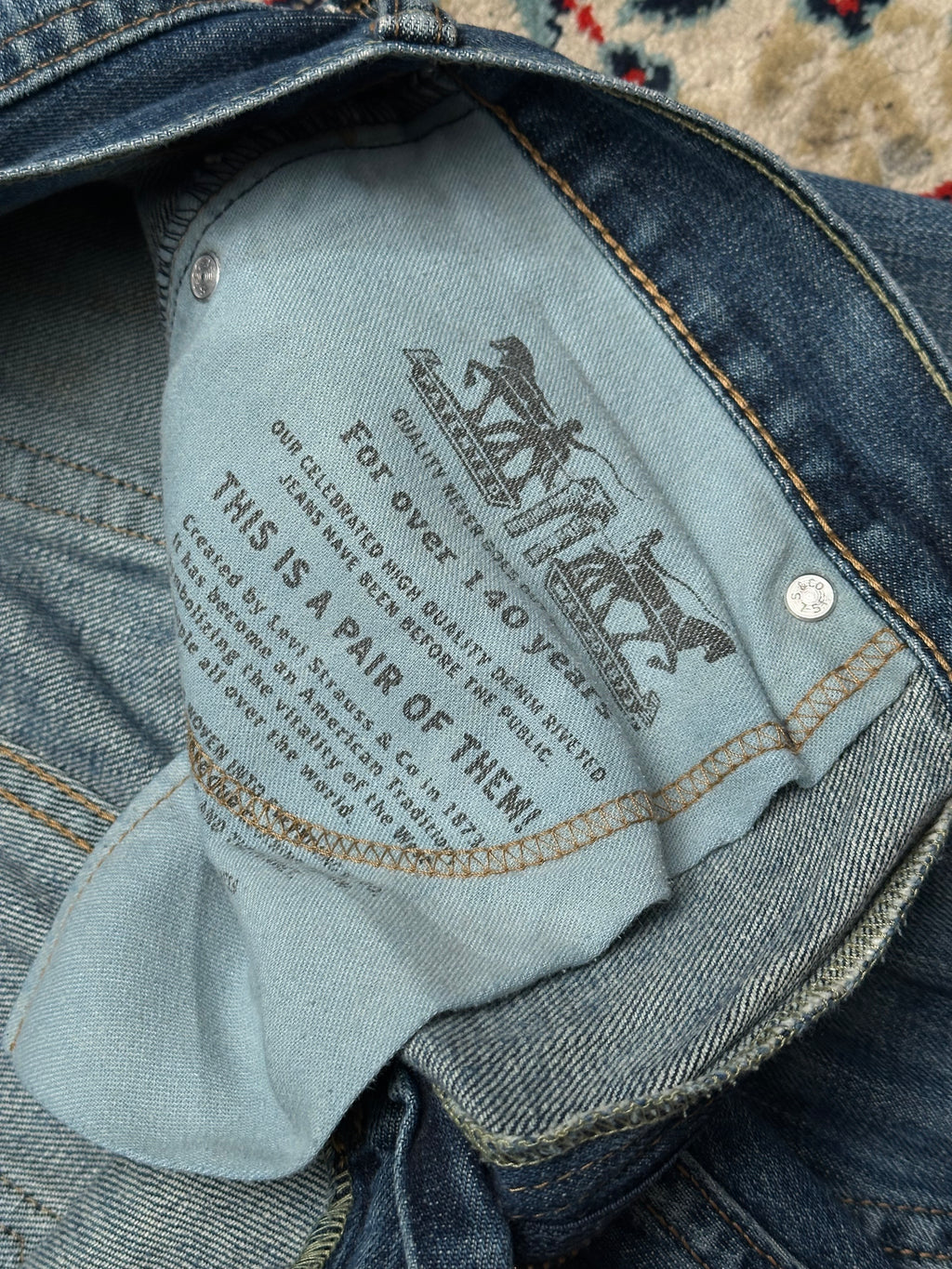 VINTAGE LEVI’s 527 BOOTCUT DENIM PANTS