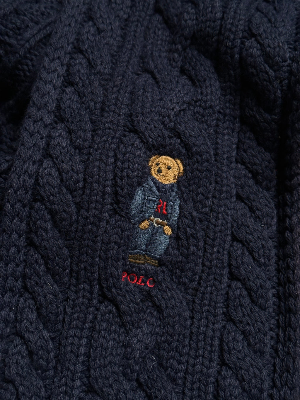 POLO RALPH LAUREN CABLE KNIT SCARF