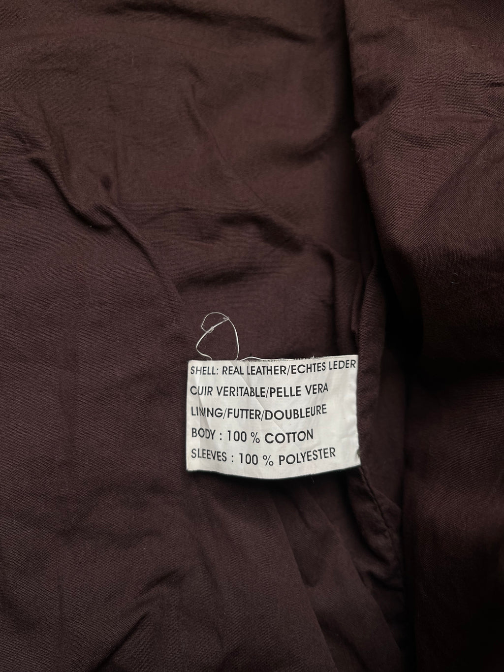 Sluisleder Dark Brown Leather Jacket