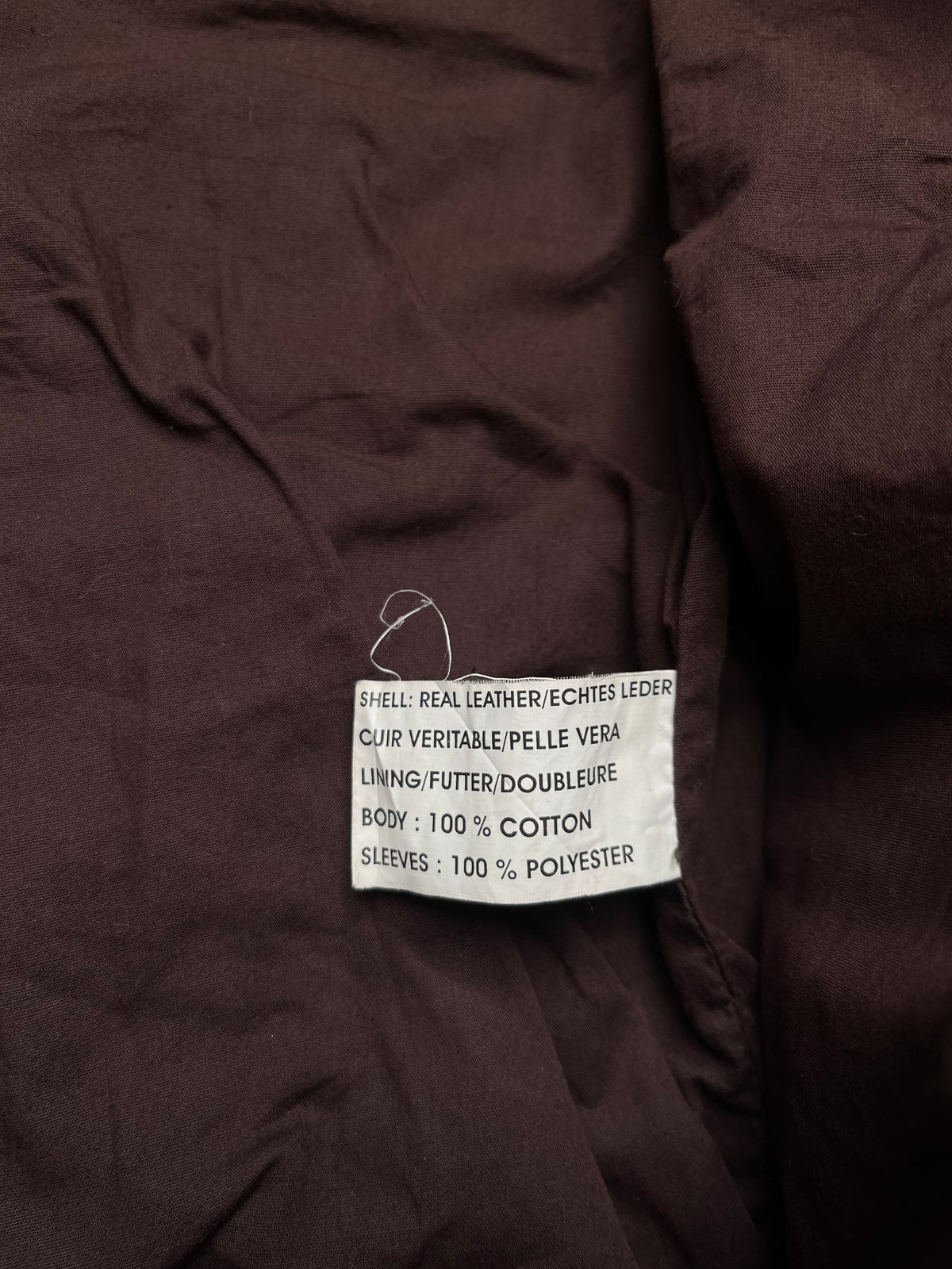 Sluisleder Dark Brown Leather Jacket