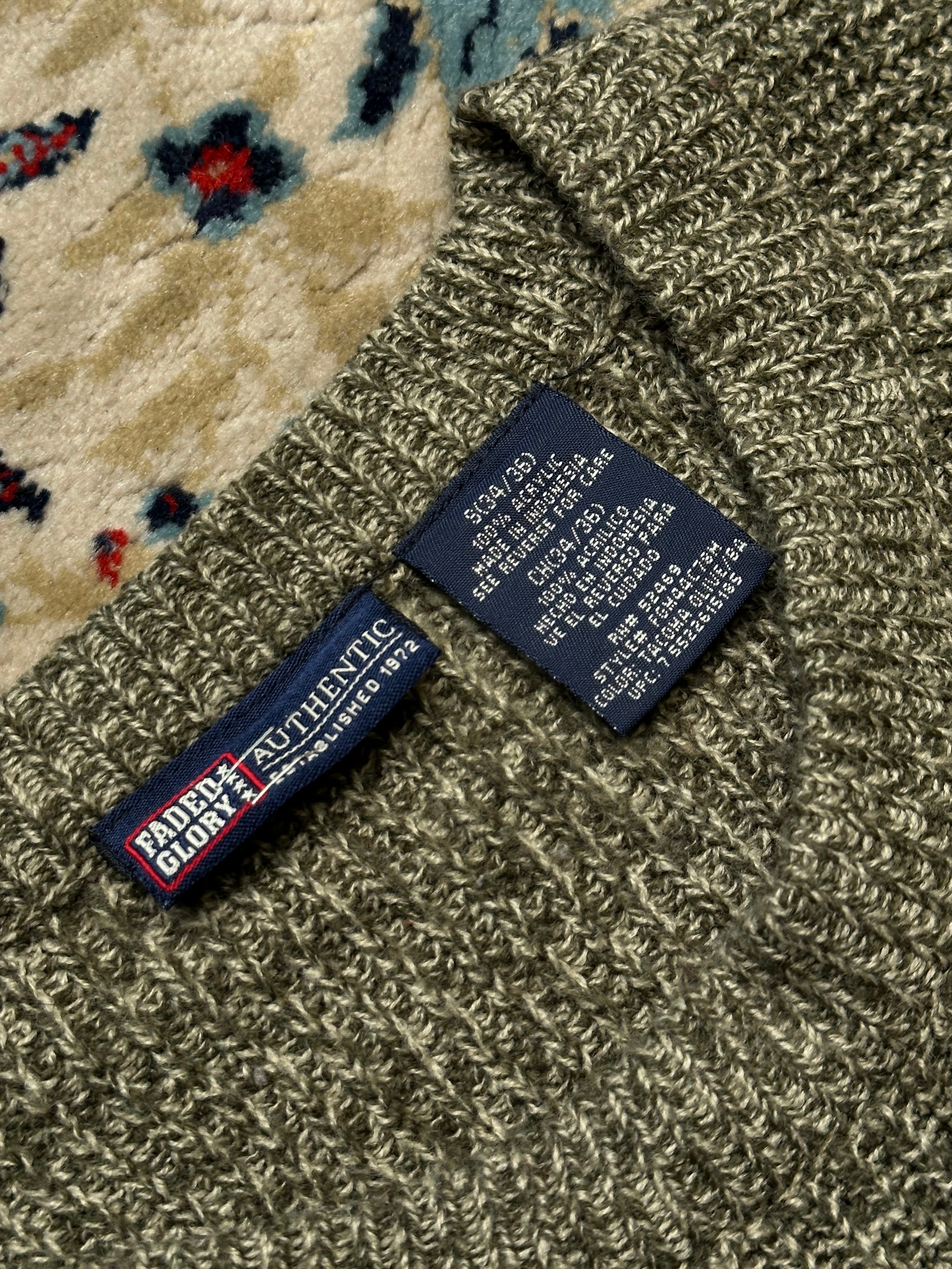 FADED GLORY VINTAGE RELAXED FIT KNITTED SWEATER