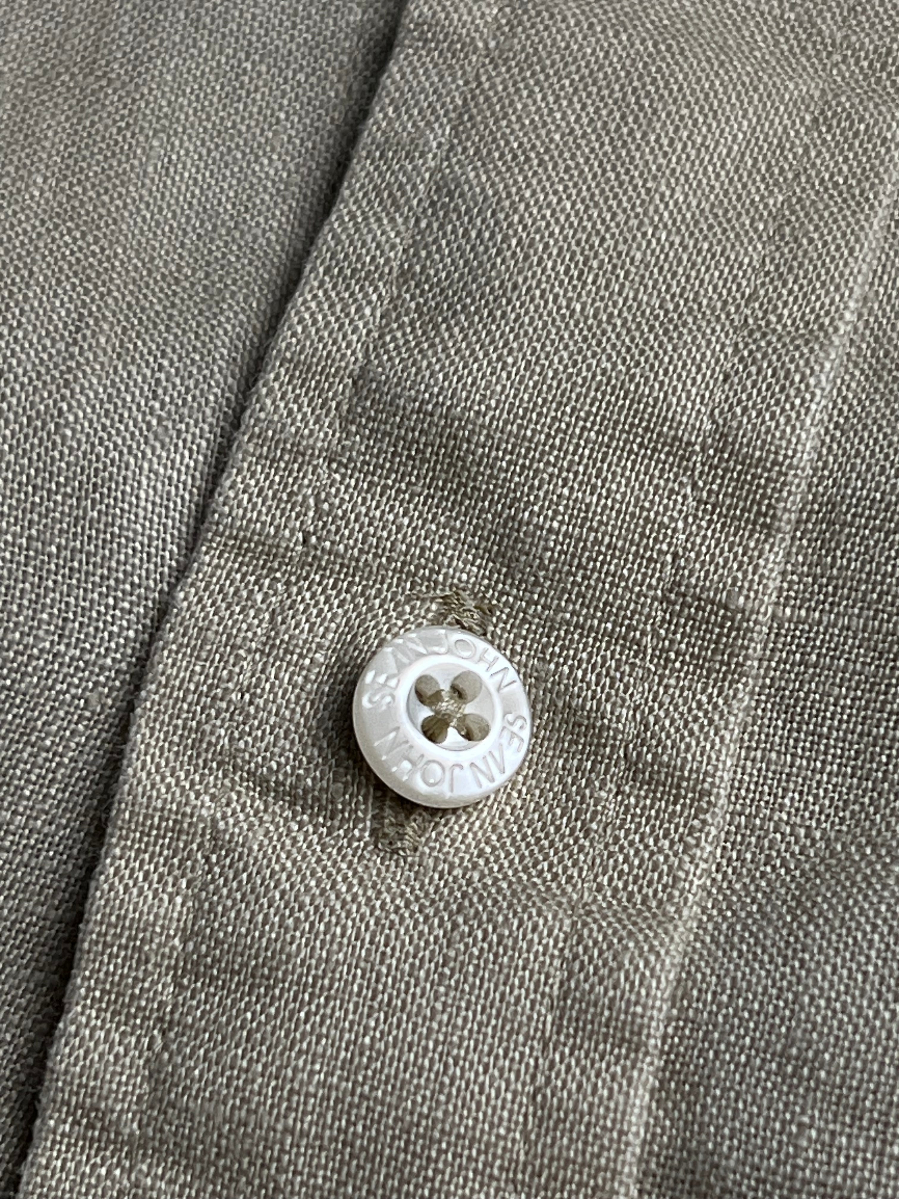 SEAN JOHN LINEN BUTTON DOWN SHIRT