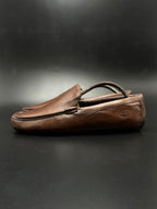 Timberland Brown Leather Driving Loafers - 43.5