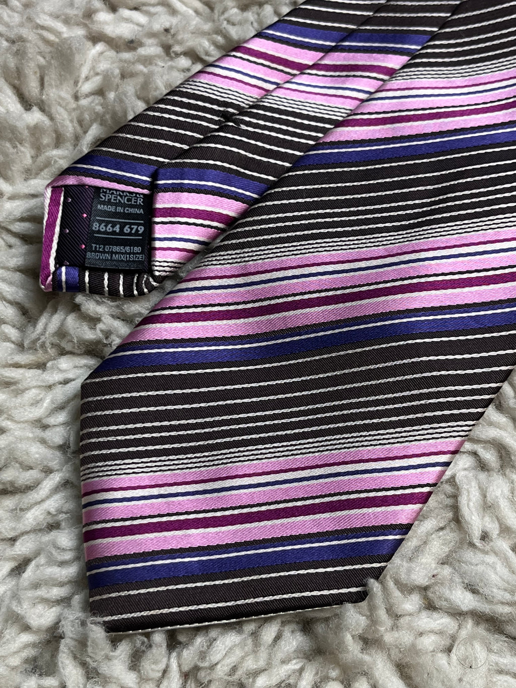 MARKS N SPENCER AUTOGRAPH SERIES PURE SILK TIE