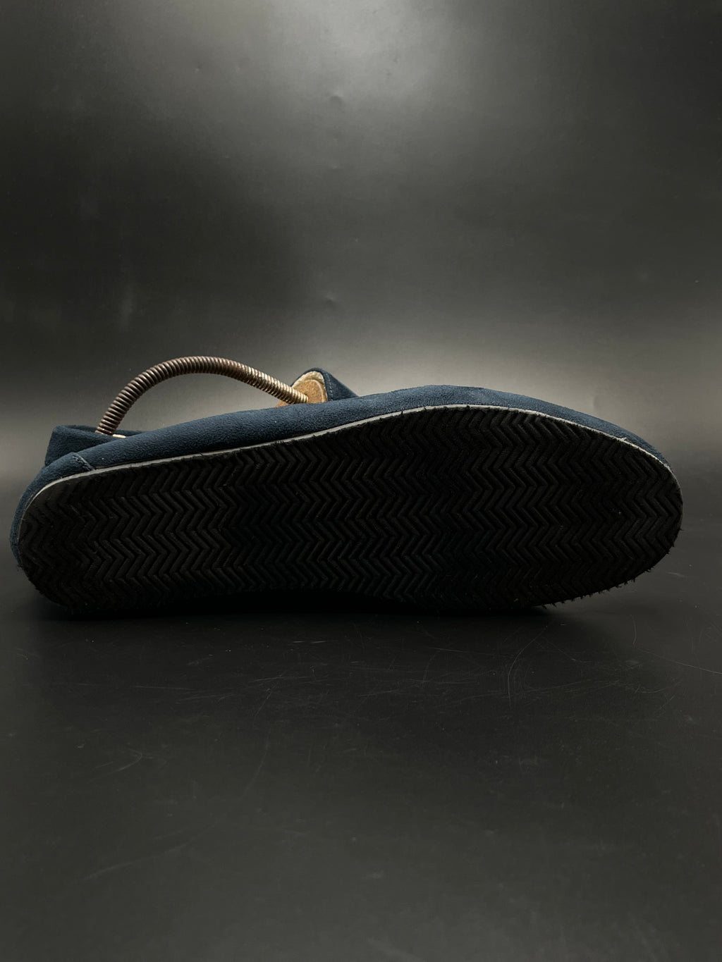 Polo Ralph Lauren Dezi V Polo Bear Navy Suede Moccasin Slippers