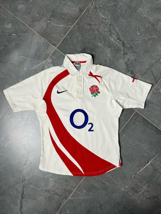 NIKE MENS ENGLAND VINTAGE 2003-2005 POLO