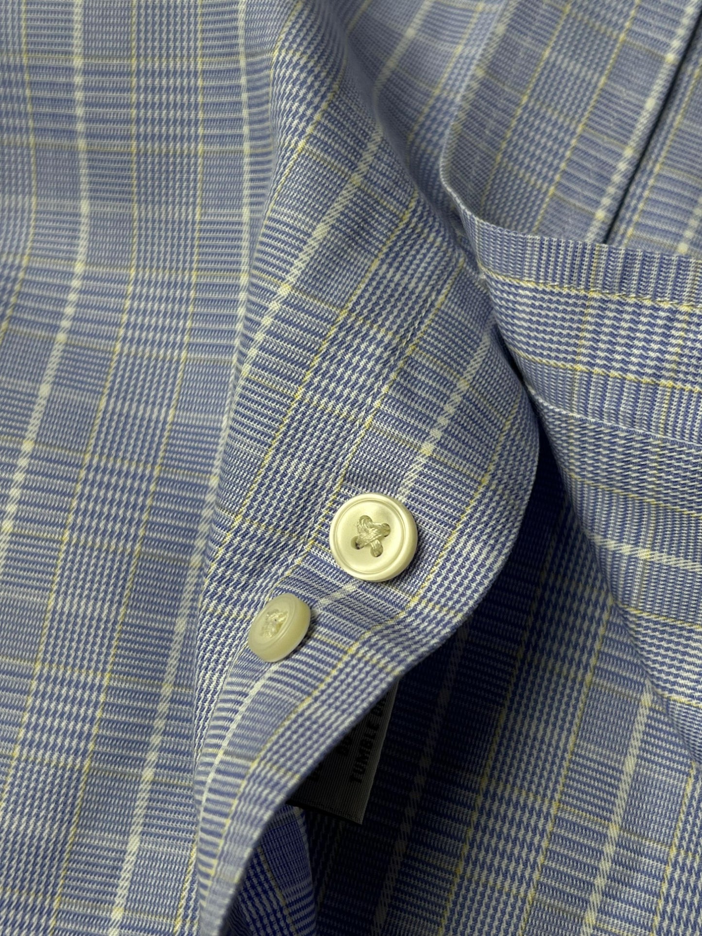 HAWES & CURTIS Luxury 2 Ply Cotton Checkered Dress Shirt