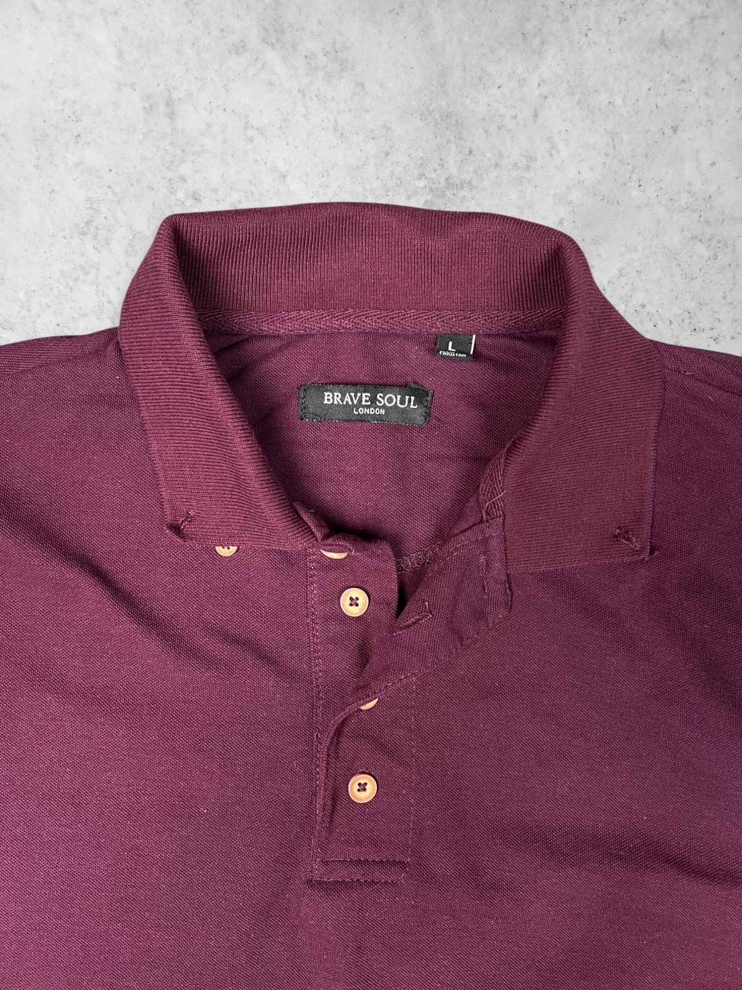 BRAVE SOUL LONDON Fullsleeve Polo