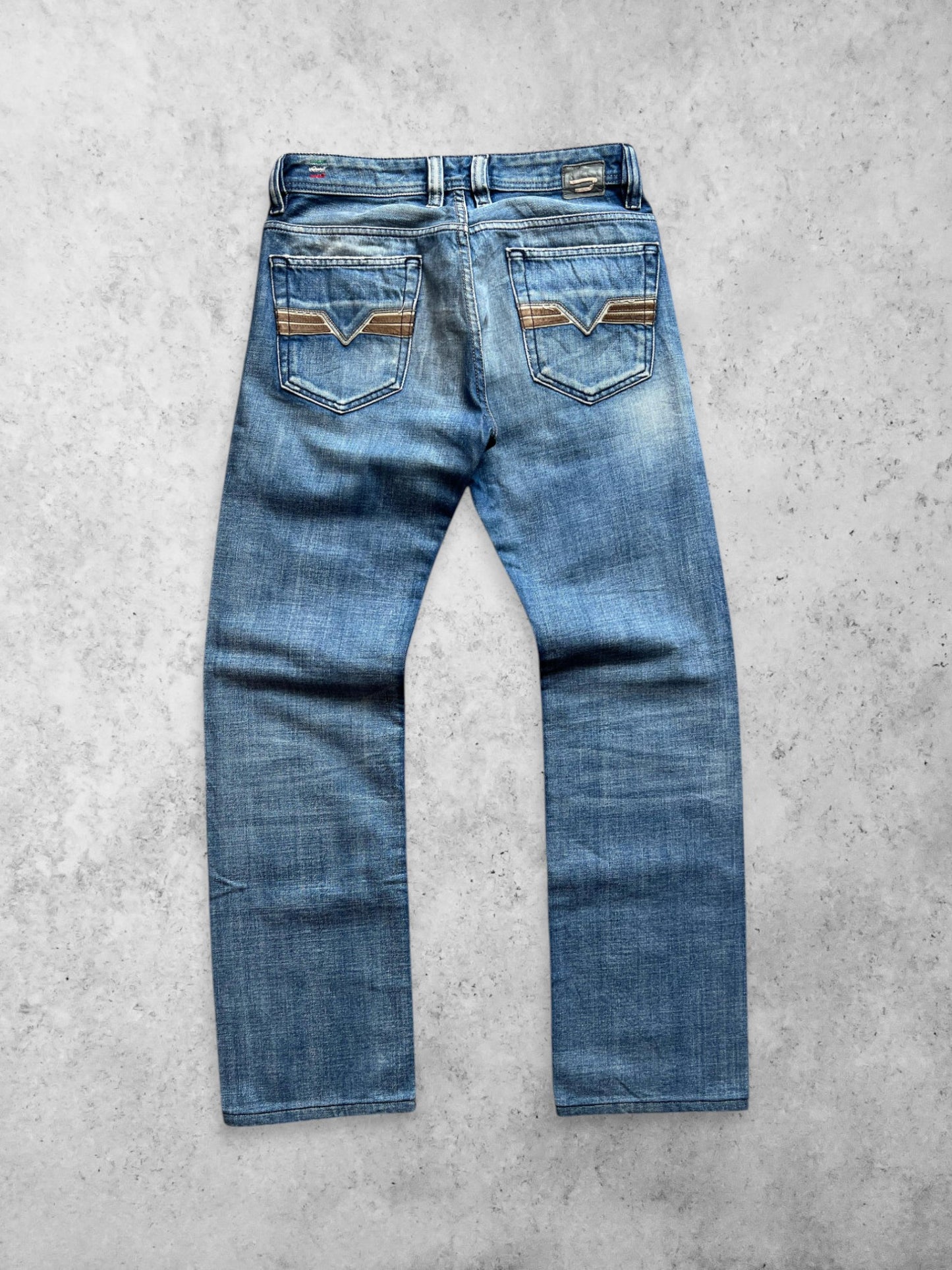 DIESEL VIKER STRAIGHT FIT DENIM PANTS