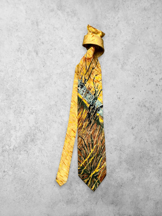 VAN GOGH PRINTED TIE