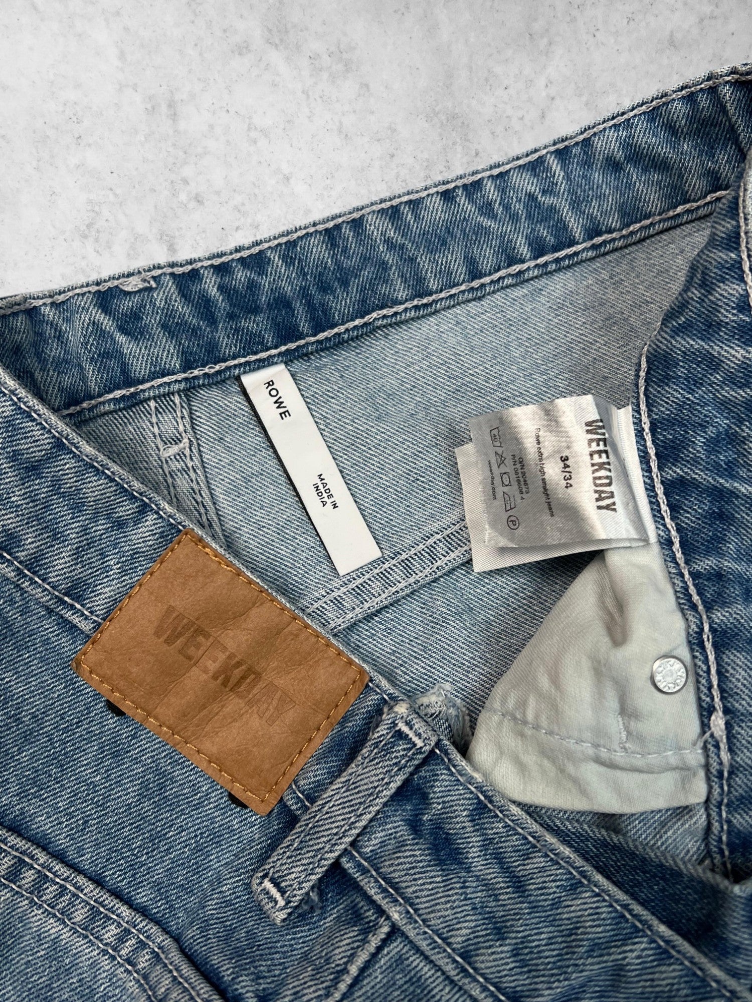 Weekday Rowe Baggy Fit Denim Pants