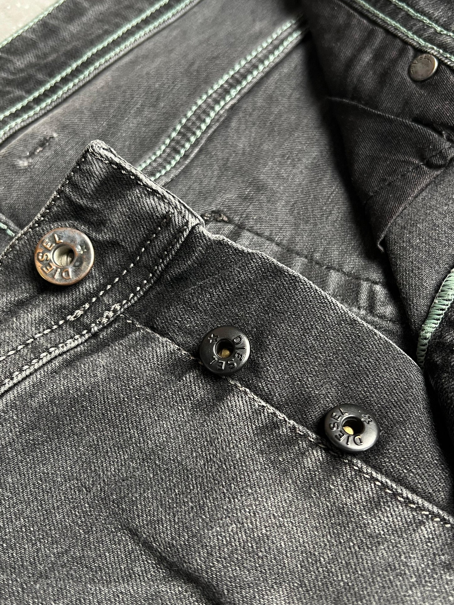 DIESEL Straight Fit Denim Pants