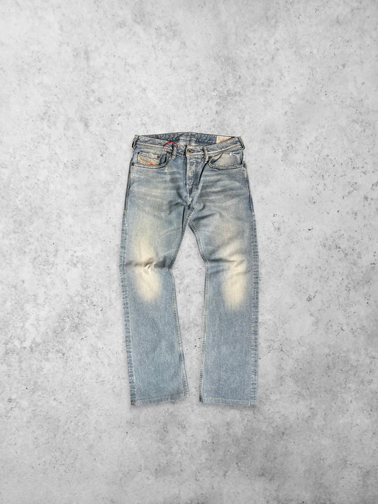 DIESEL Light Washed ZATINY Boot-Cut Denim Pants
