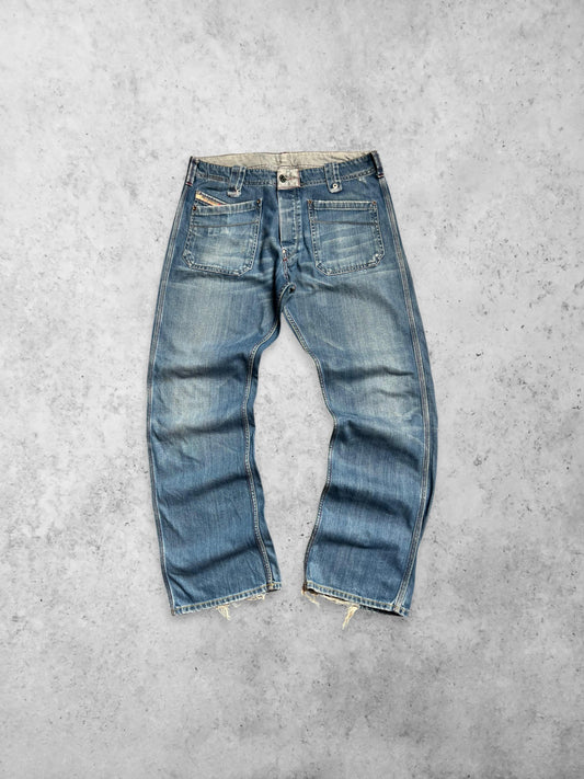 DIESEL Super Baggy Denim Pants