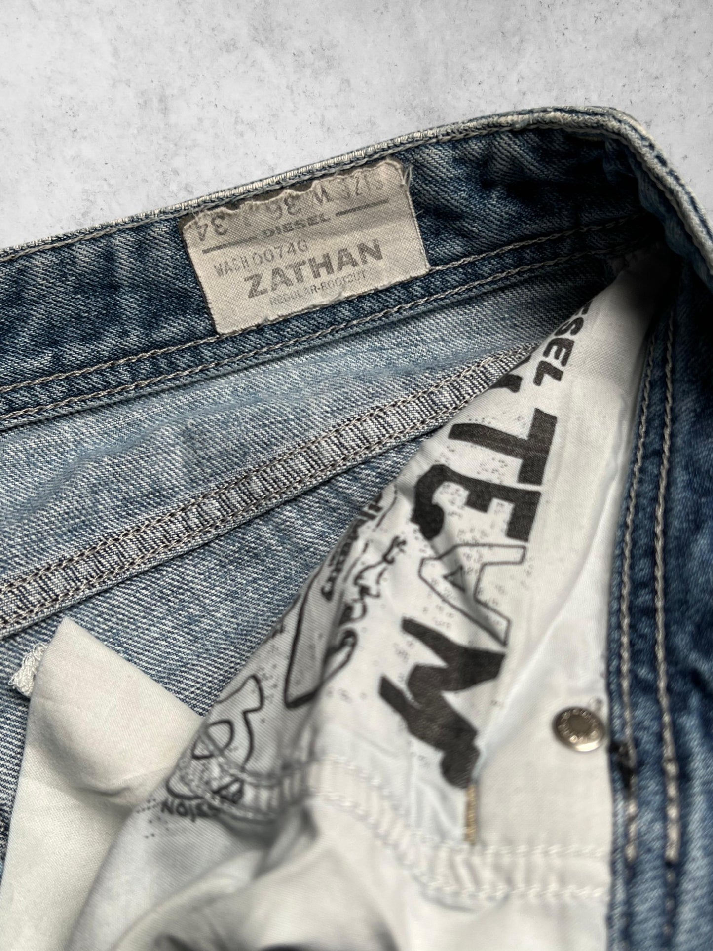 DIESEL Zathan Regular-BootCut Denim Pants