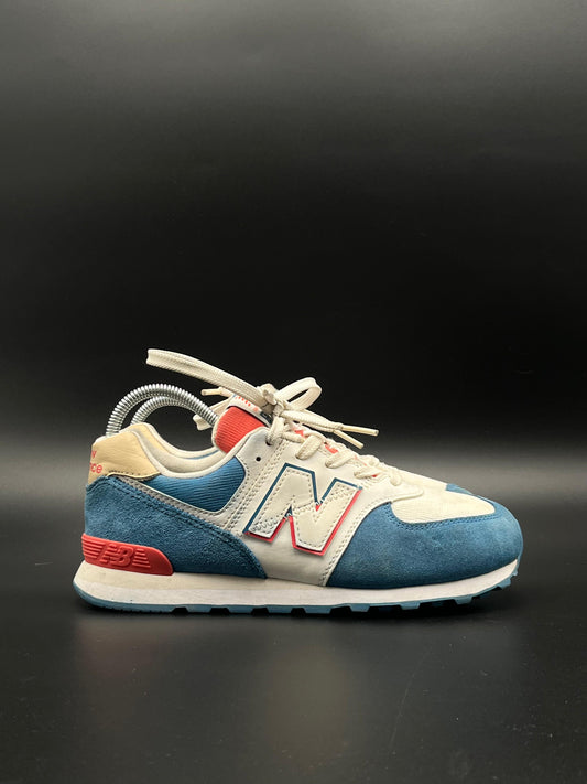 NB 574 V2 MAKO BLUE/TORO RED