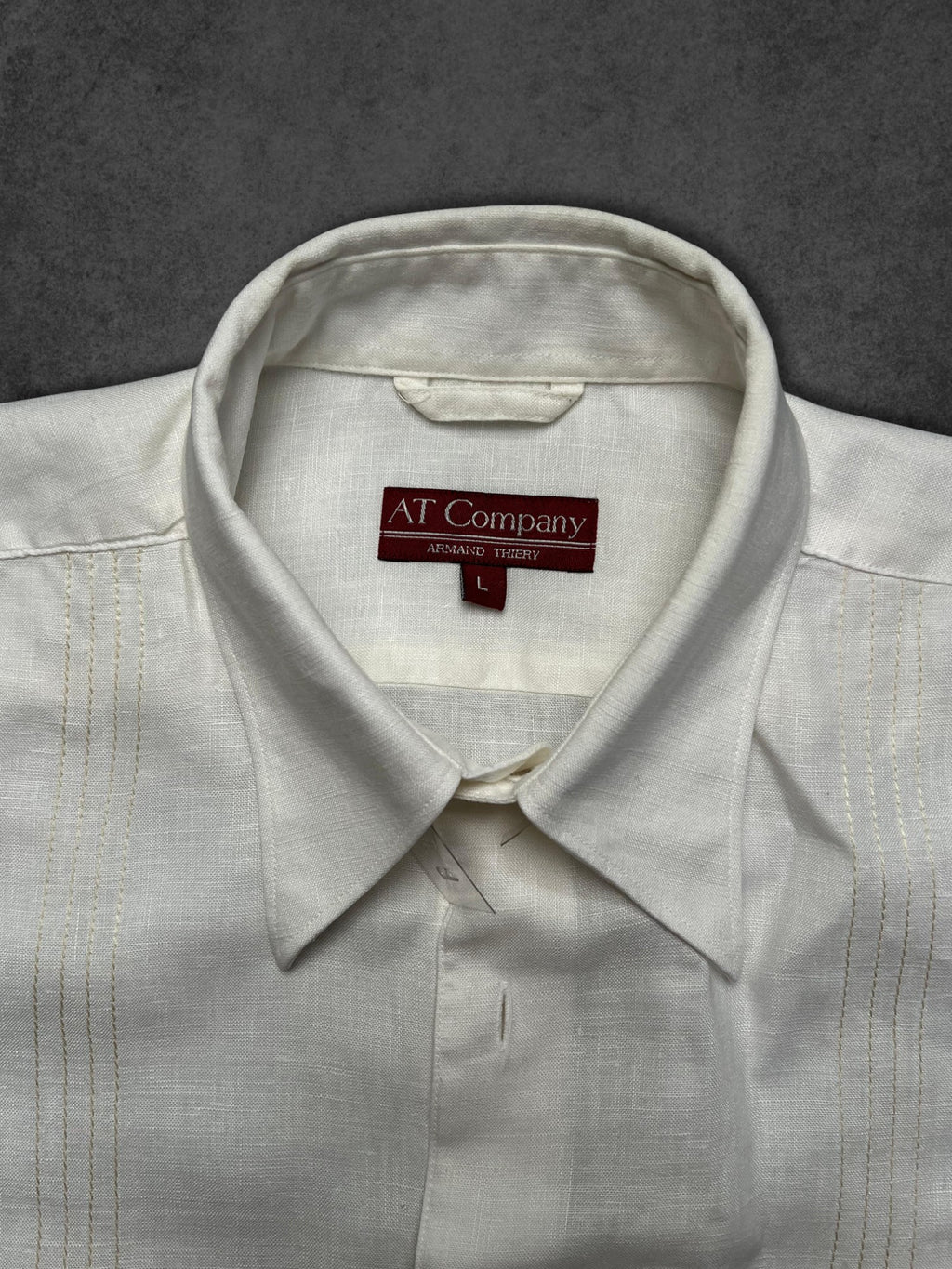 AT COMPANY LINEN BUTTON DOWN