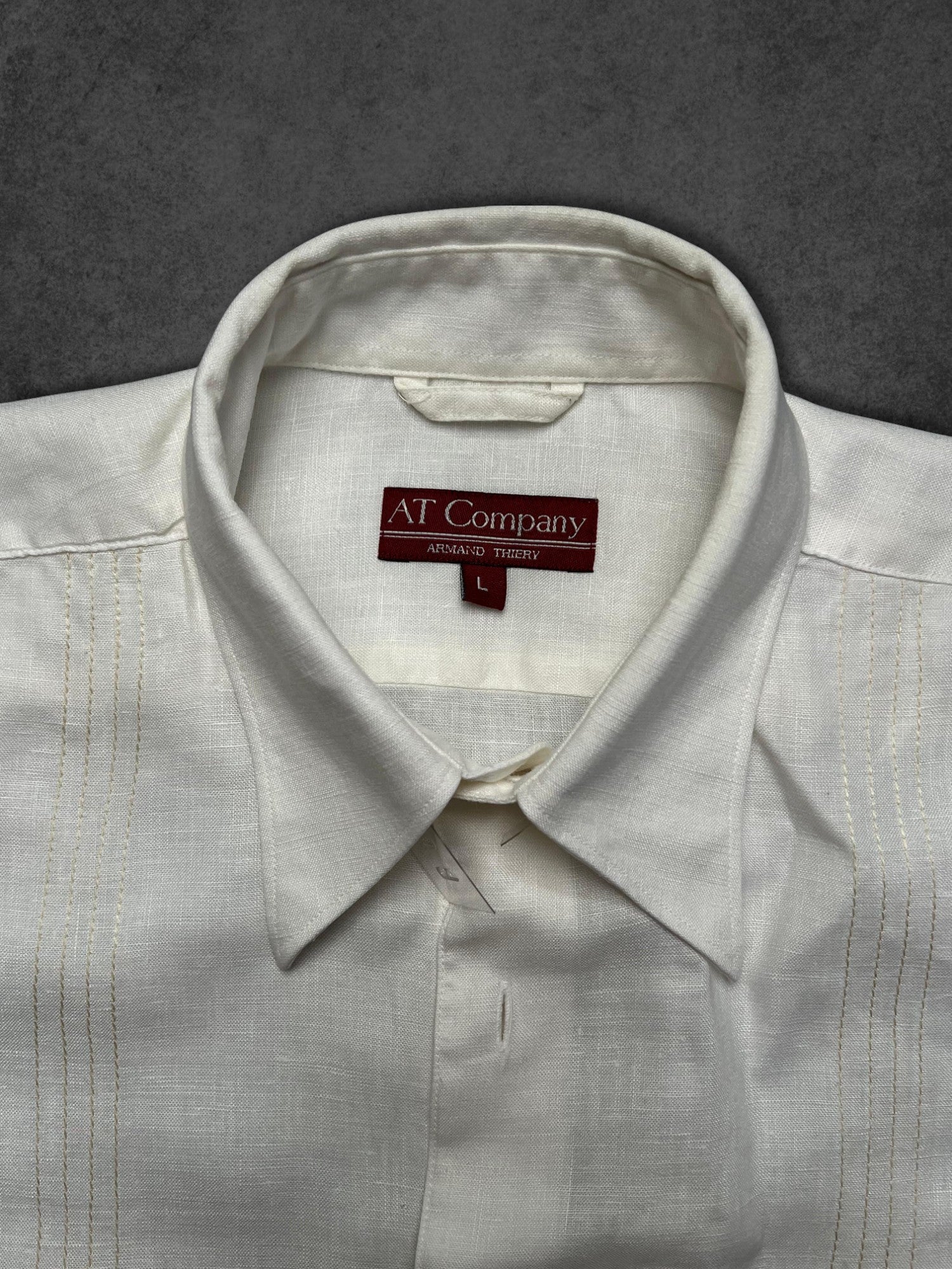 AT COMPANY LINEN BUTTON DOWN