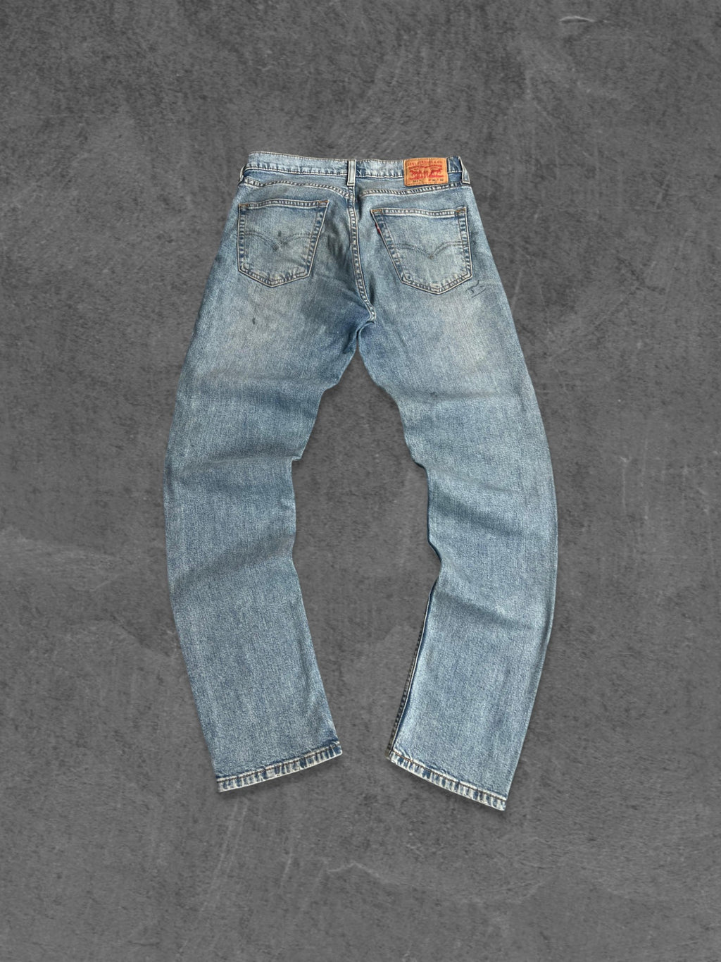 LEVI'S 511 LIGHT WASHED BLUE PAINT SPLATTER SLIM FIT PANTS