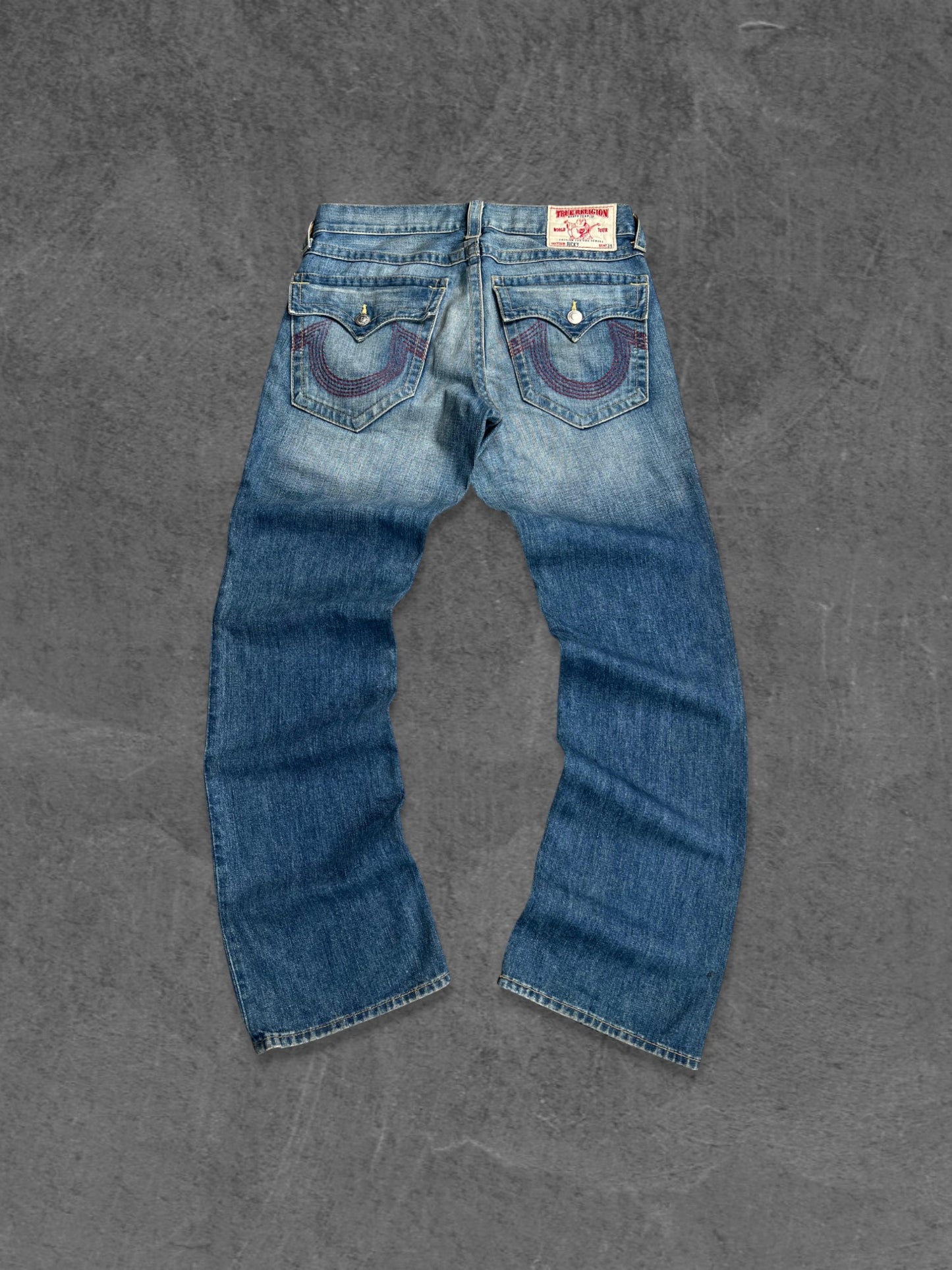 TRUE RELIGION RELAXED/BAGGY DENIM PANTS