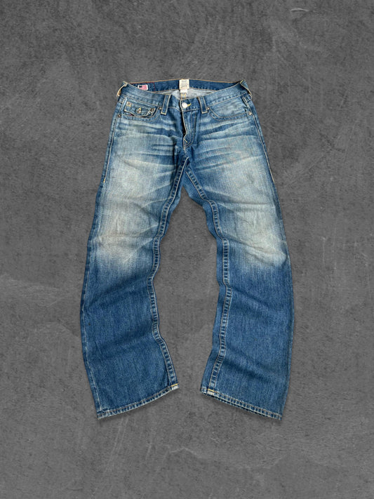 TRUE RELIGION RELAXED/BAGGY DENIM PANTS