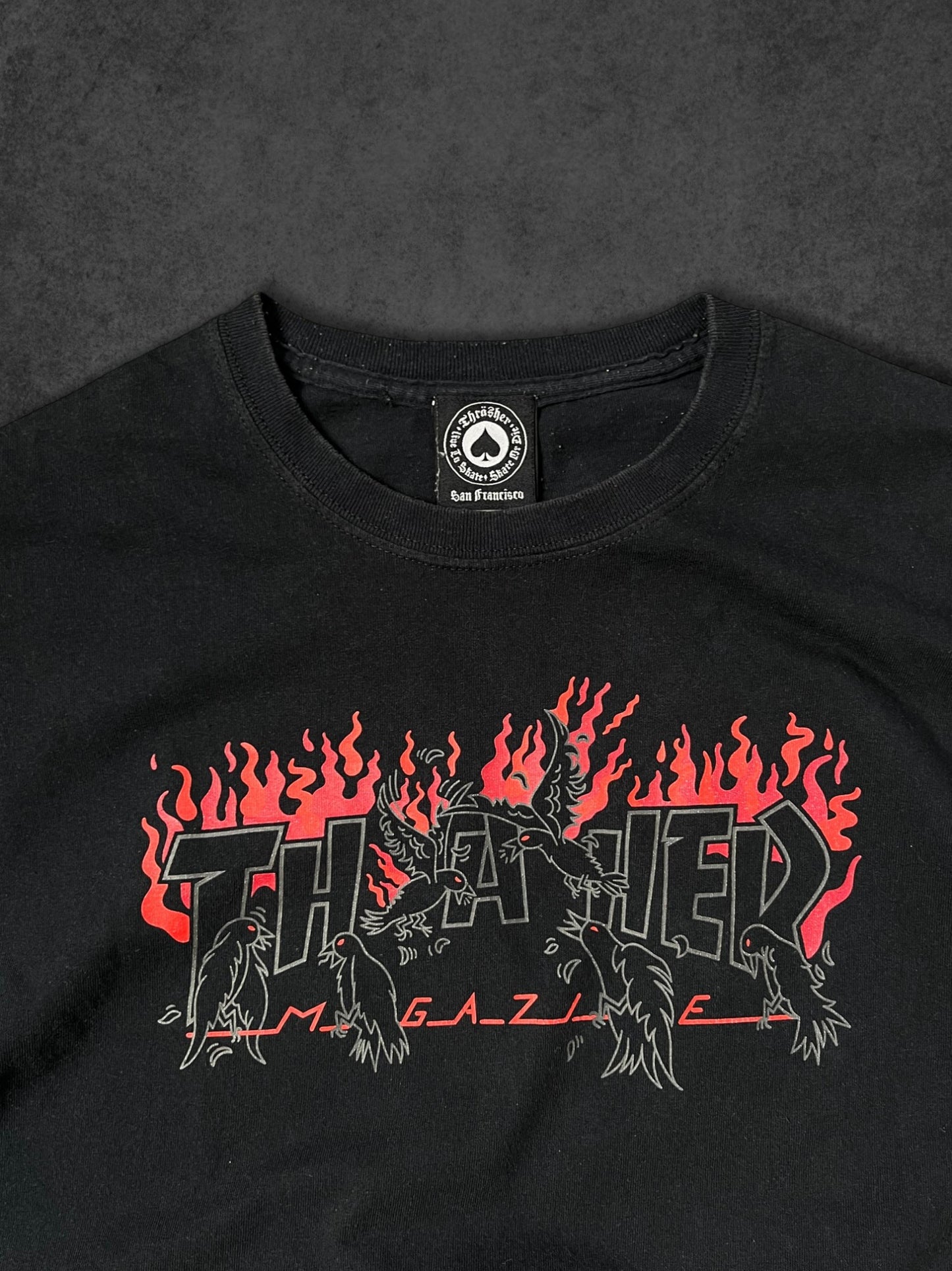 THRASHER Vintage Baggy Tee