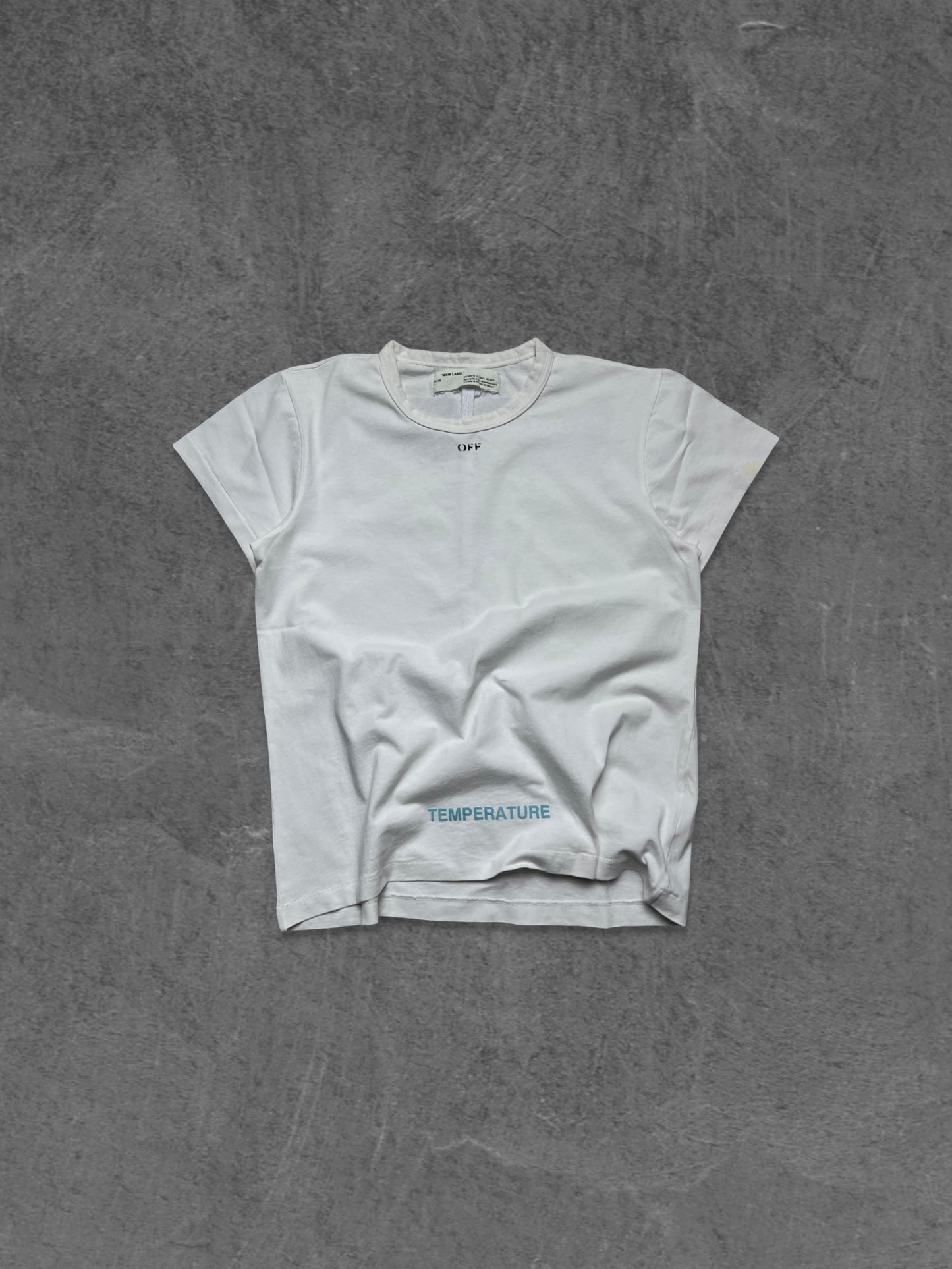 OFF WHITE PRINTED TEE
