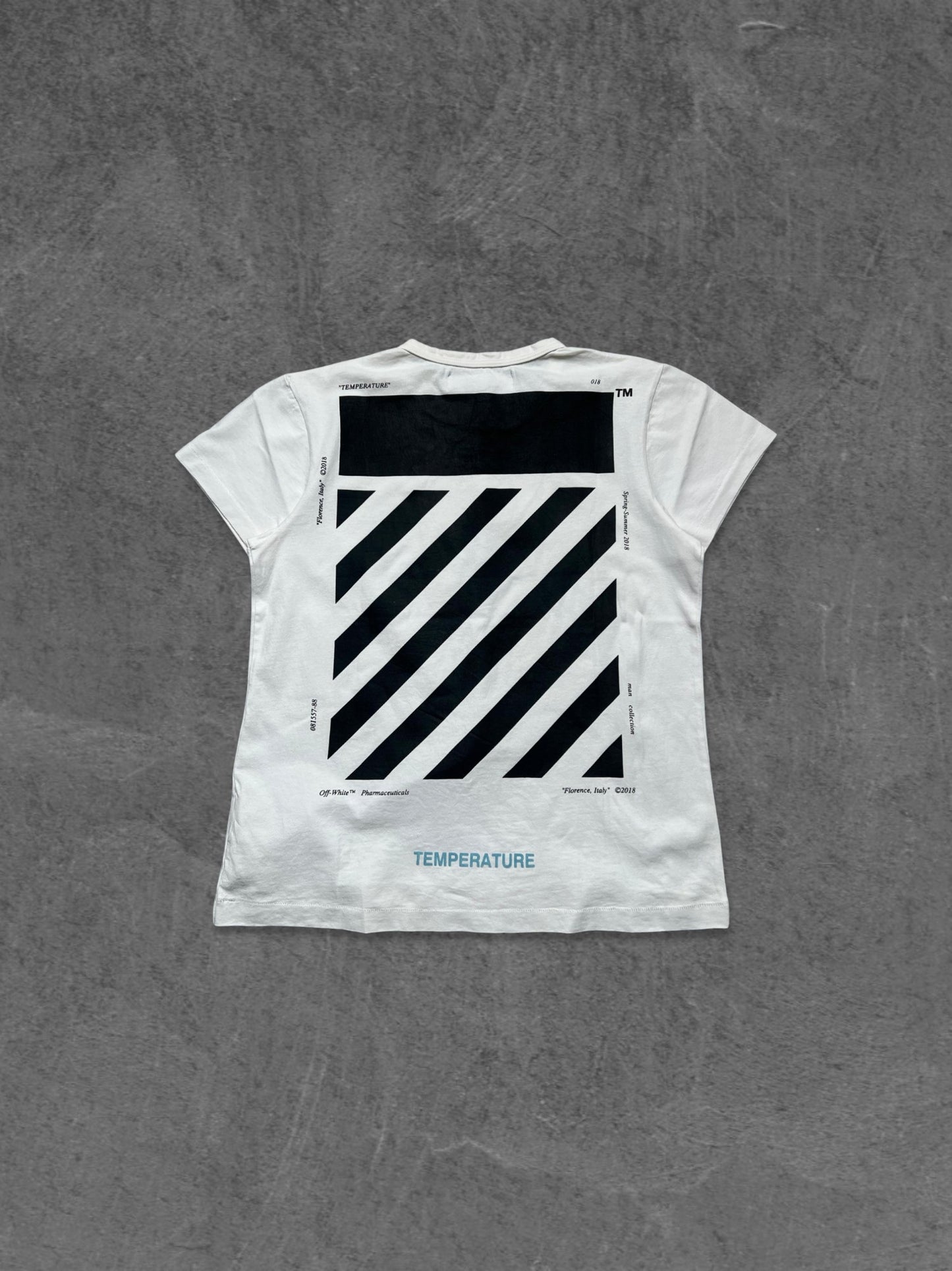OFF WHITE PRINTED TEE