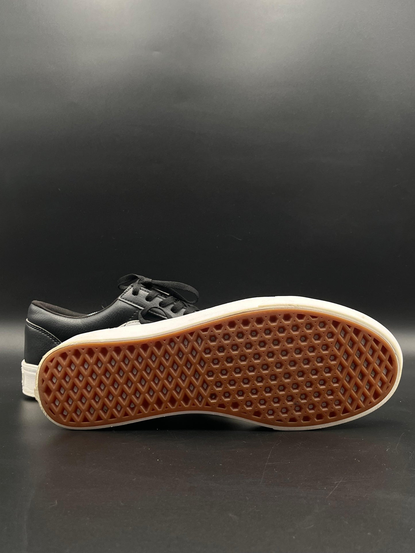 VANS OLD SKOOL LEATHER BLACK/WHITE