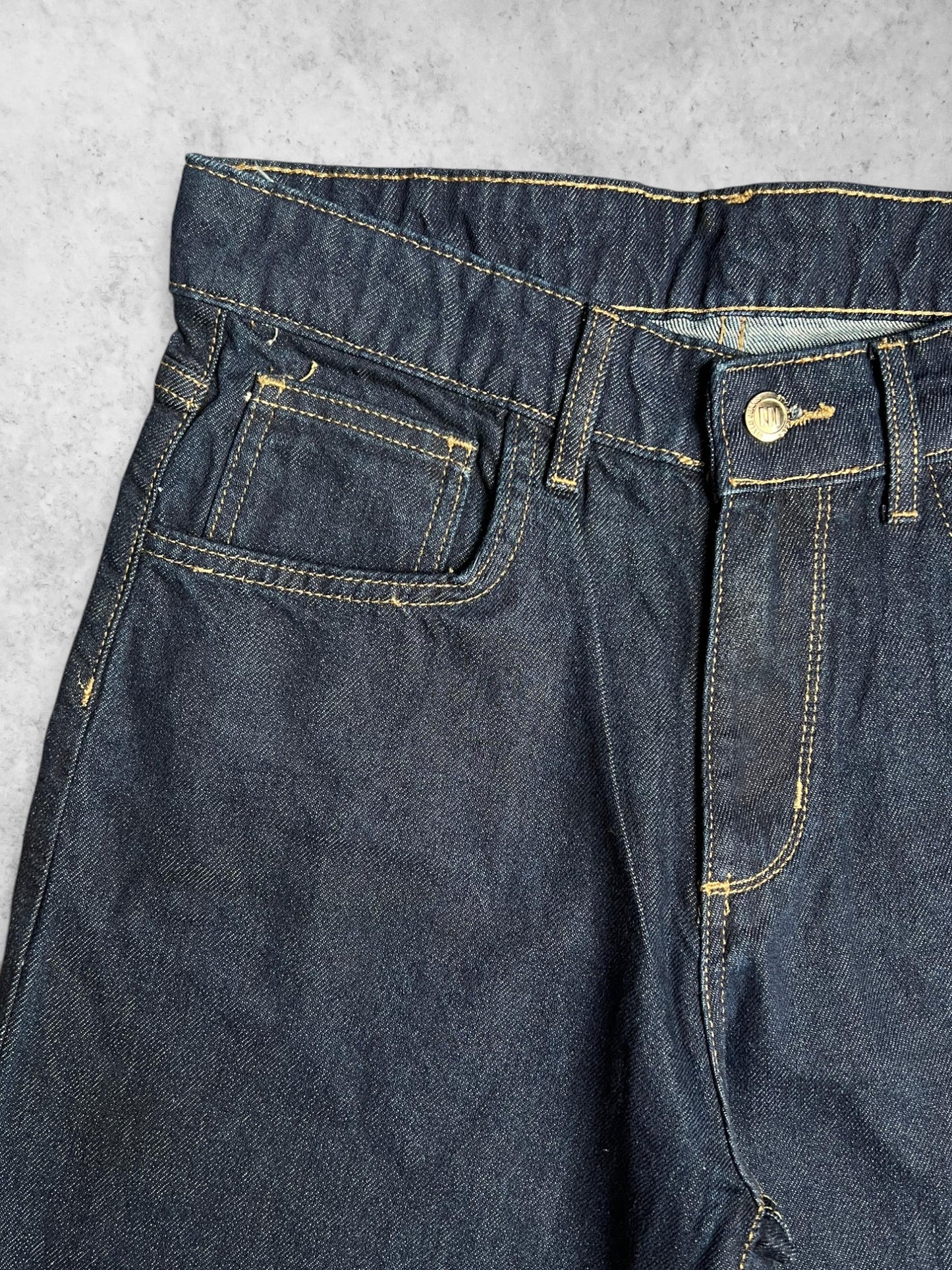 WOMEN BAGGY INDIGO JEANS