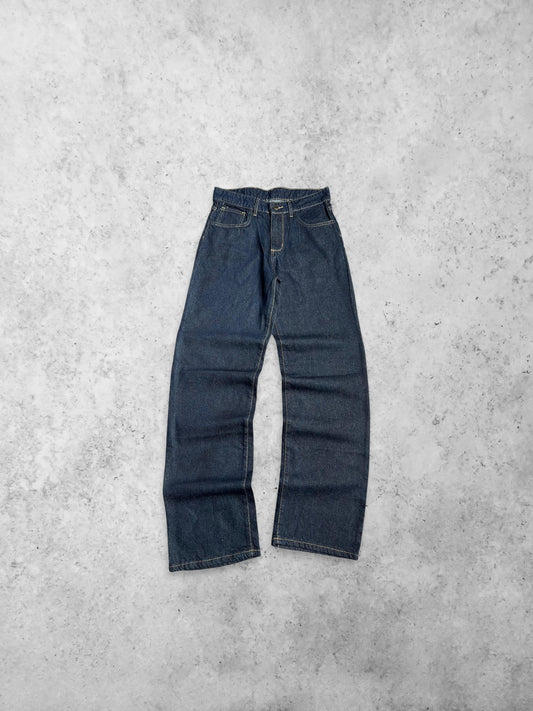 WOMEN BAGGY INDIGO JEANS