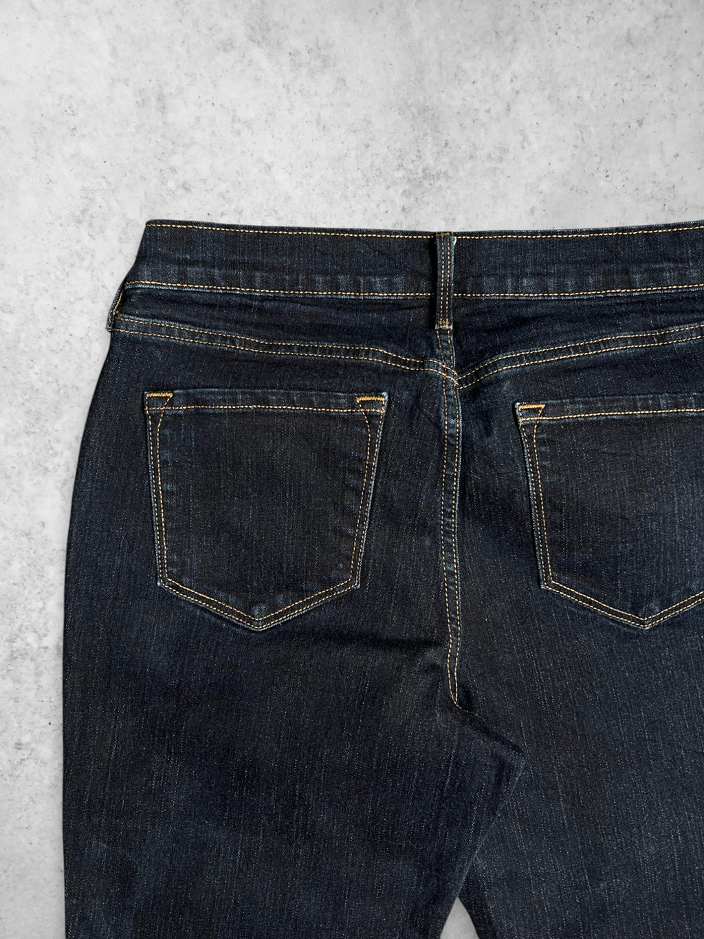 OLD NAVY WOMEN MID RISE CURVY BOOT CUT INDIGO DENIM PANTS