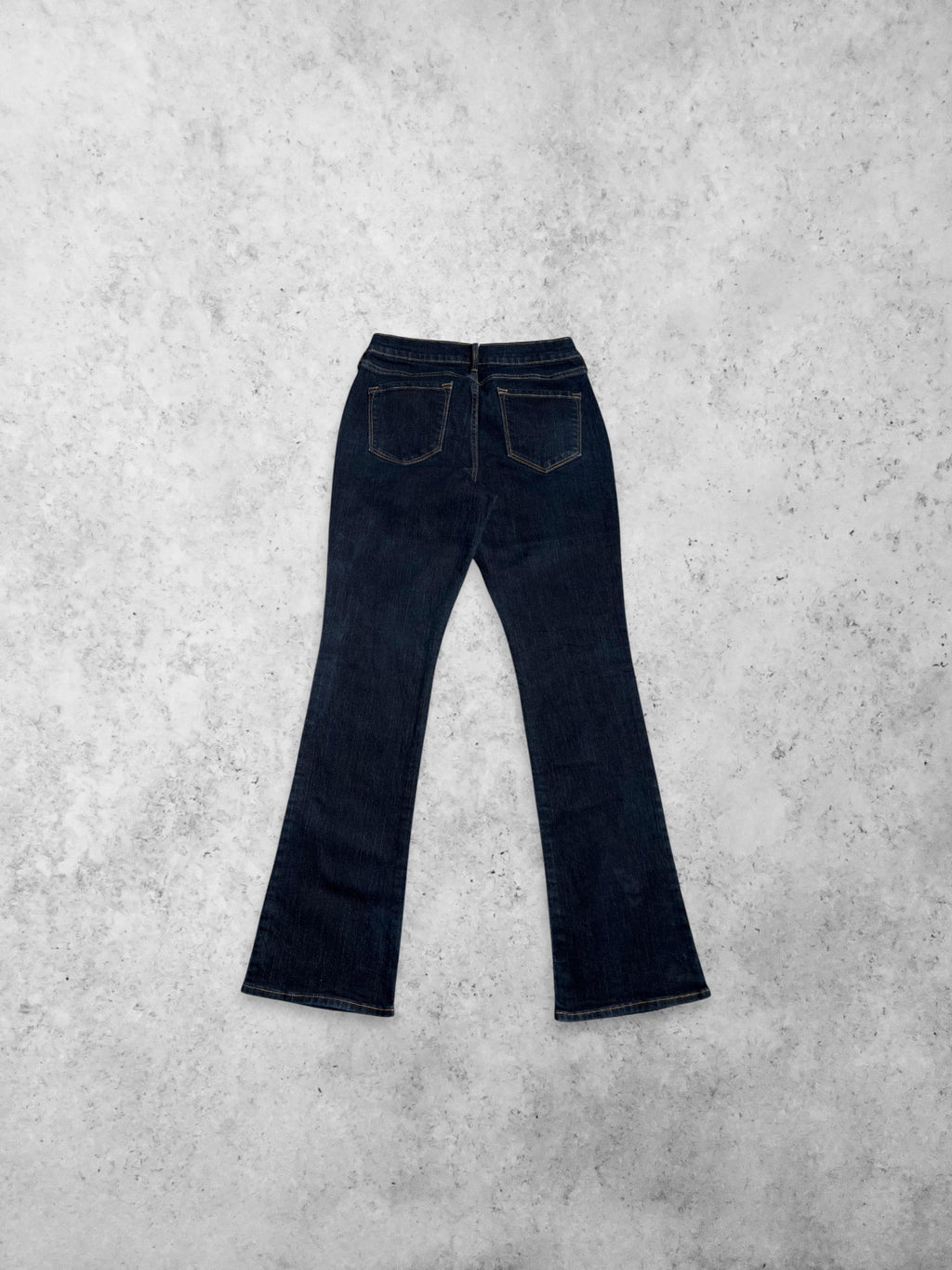 OLD NAVY WOMEN MID RISE CURVY BOOT CUT INDIGO DENIM PANTS