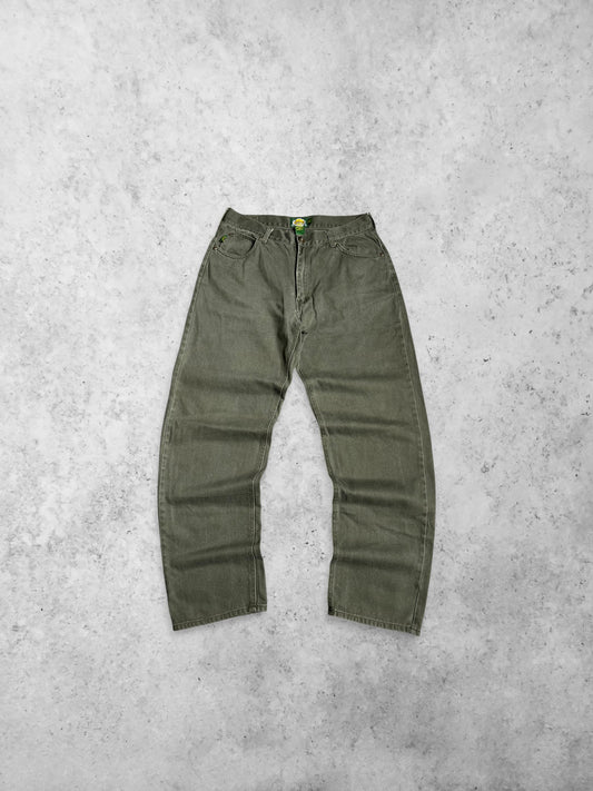 CABELA'S GREEN BAGGY JEANS