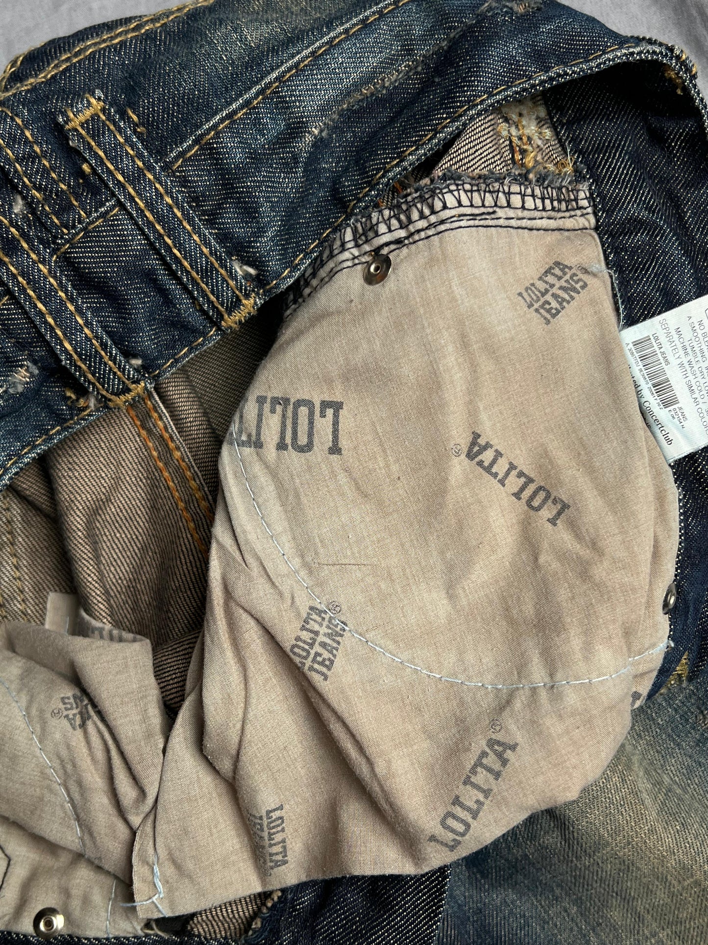 LOLITA BY CONCERT CLUB VINTAGE BOOTCUT DENIM PANTS