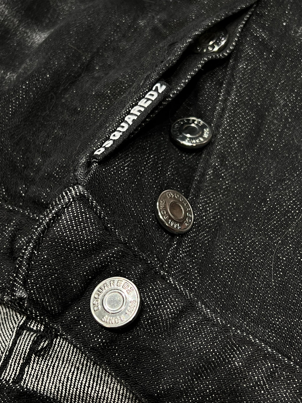 DSQUARED 2 ICON RIPPED SLIM/STRAIGHT PAINT SPLATTER LUXURY JEANS