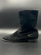 JUSTCAVALLI SUEDE LONG CHELSEA BOOTS