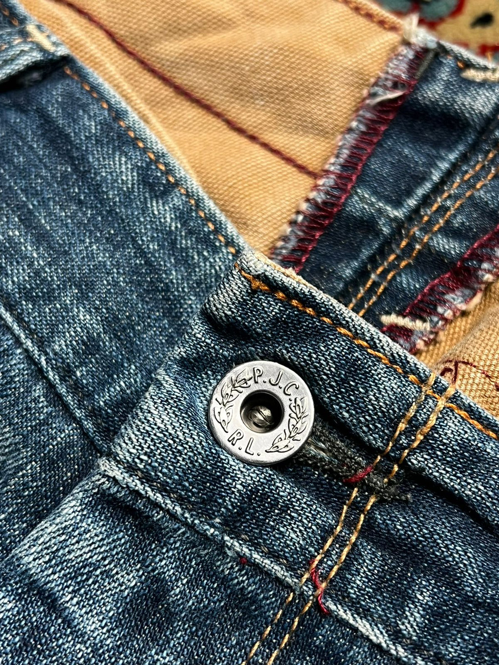 POLO RALPH LAUREN WASHED BLUE BAGGY JEANS