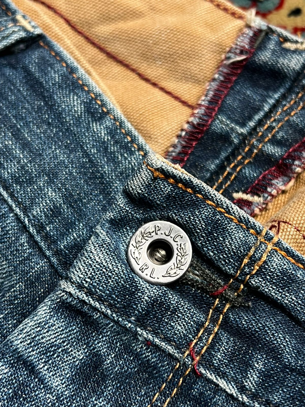 POLO RALPH LAUREN WASHED BLUE BAGGY JEANS