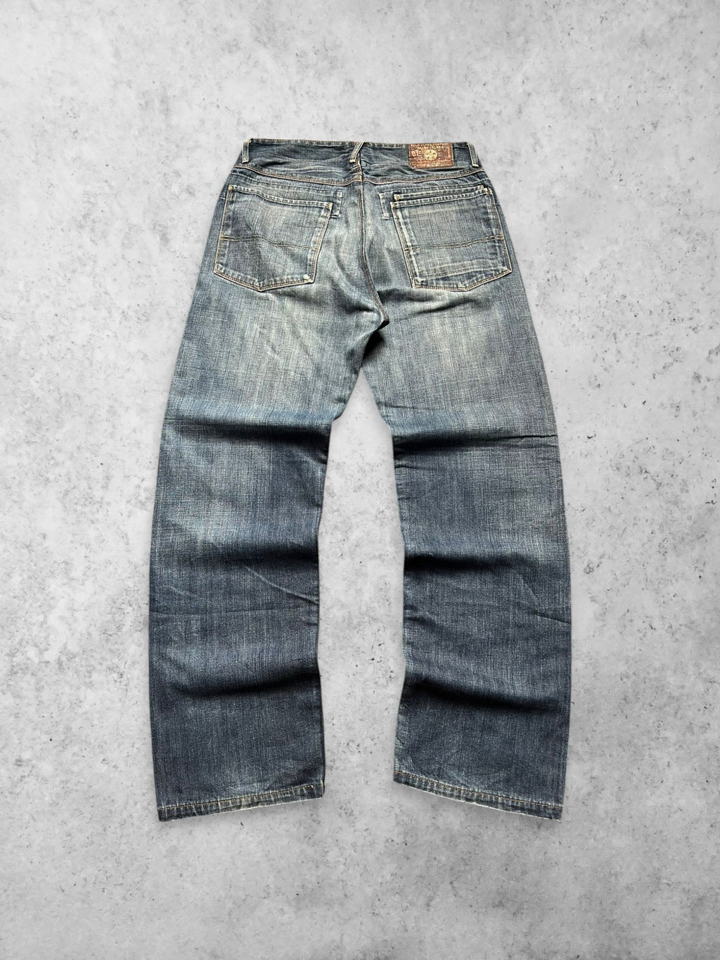 POLO RALPH LAUREN WASHED BLUE BAGGY JEANS