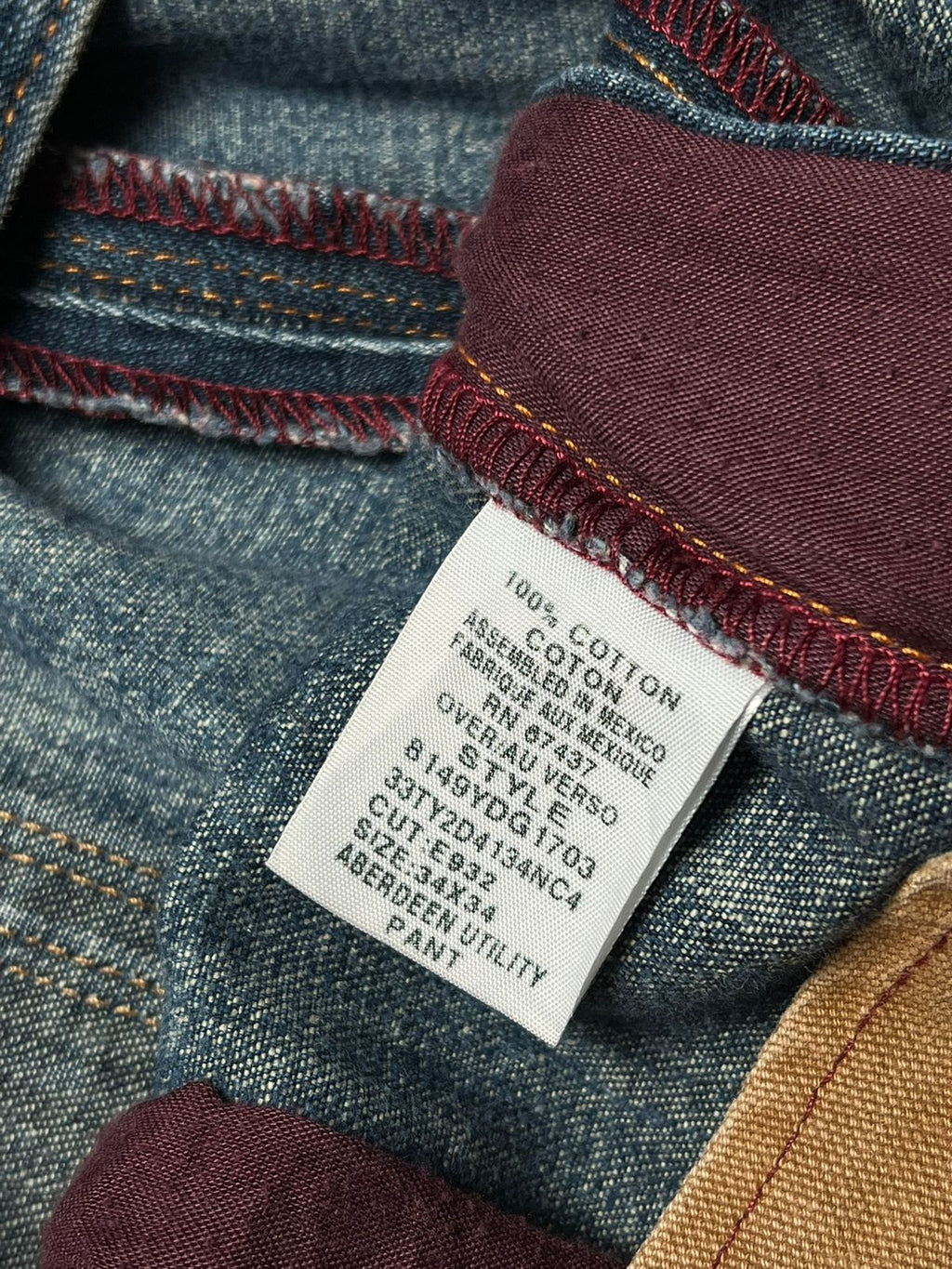 POLO RALPH LAUREN WASHED BLUE BAGGY JEANS