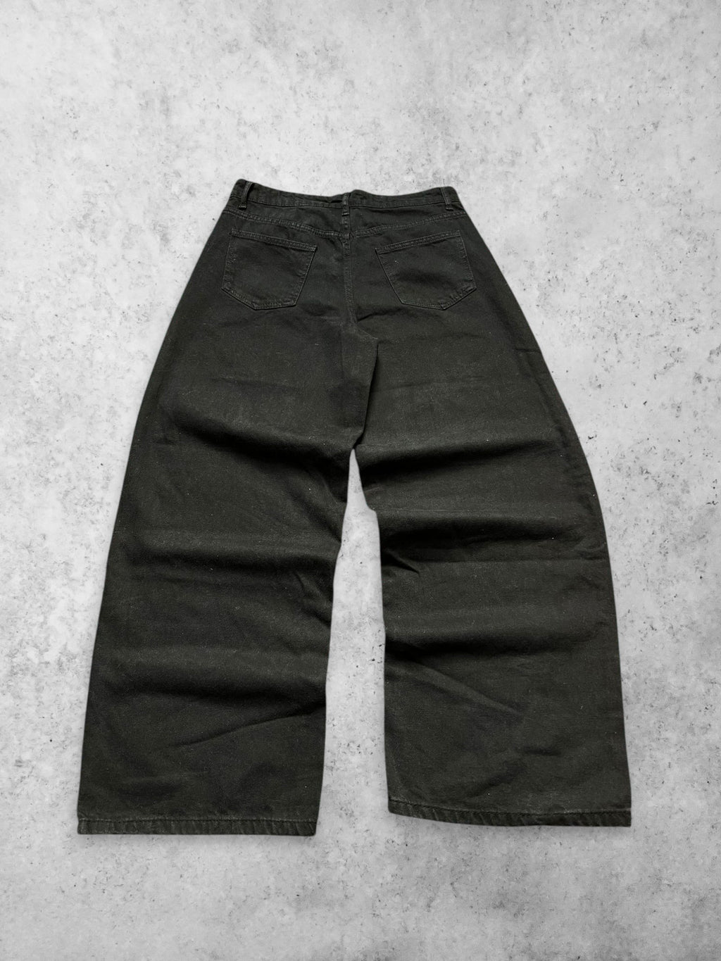 CLOCKHOUSE JET BLACK BAGGY JEANS