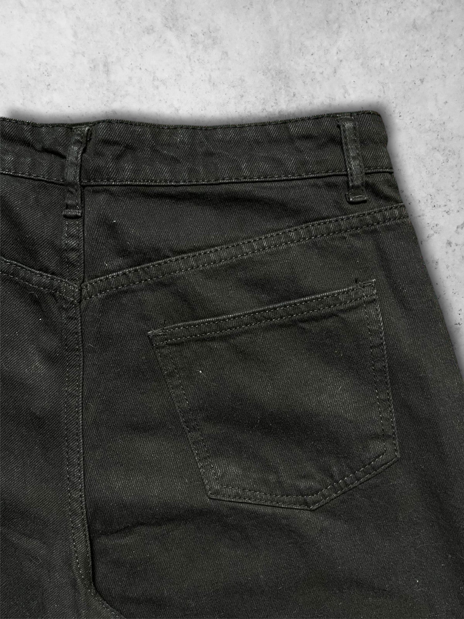 CLOCKHOUSE JET BLACK BAGGY JEANS
