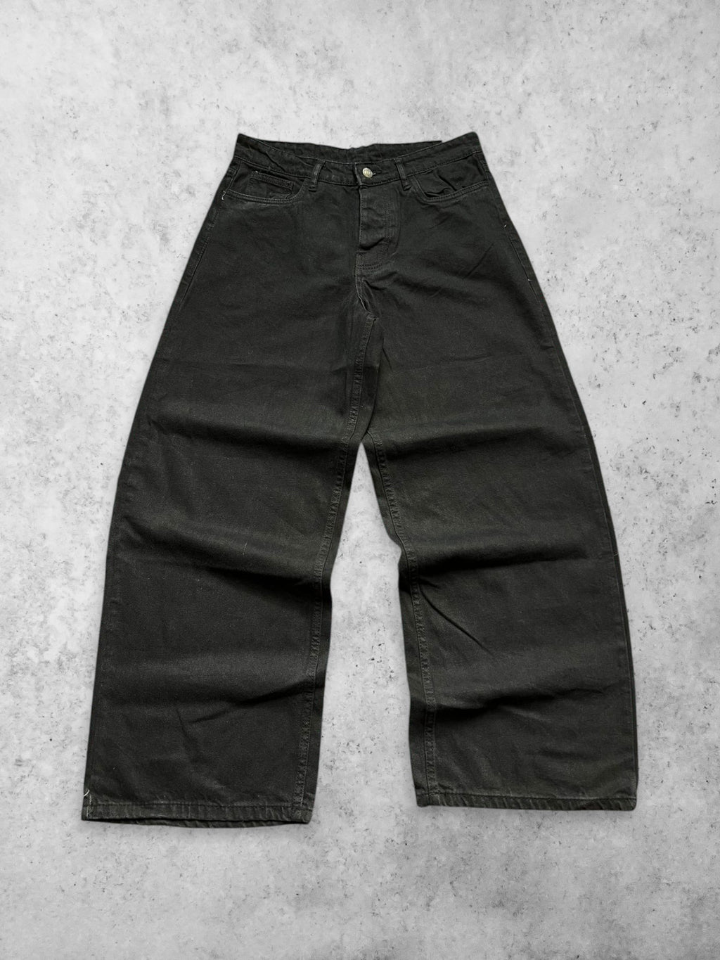 CLOCKHOUSE JET BLACK BAGGY JEANS