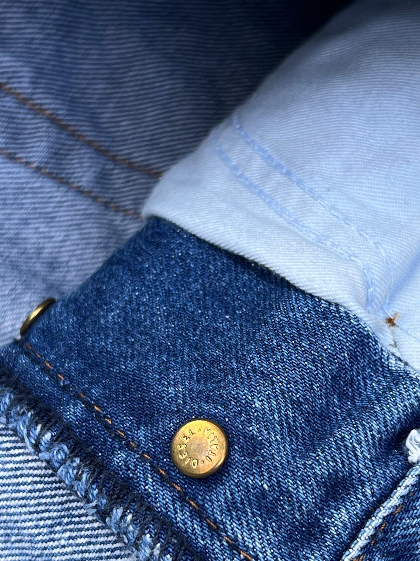 DIESEL BLUE RELAXED FIT JEANS