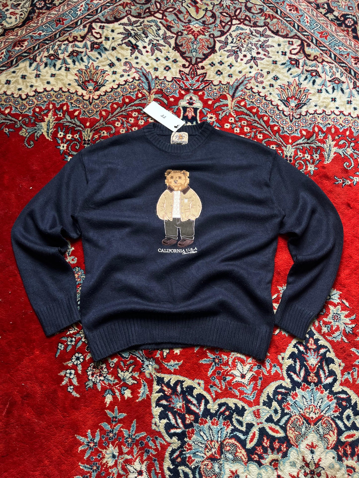 Golden Bear Embroided Sweater