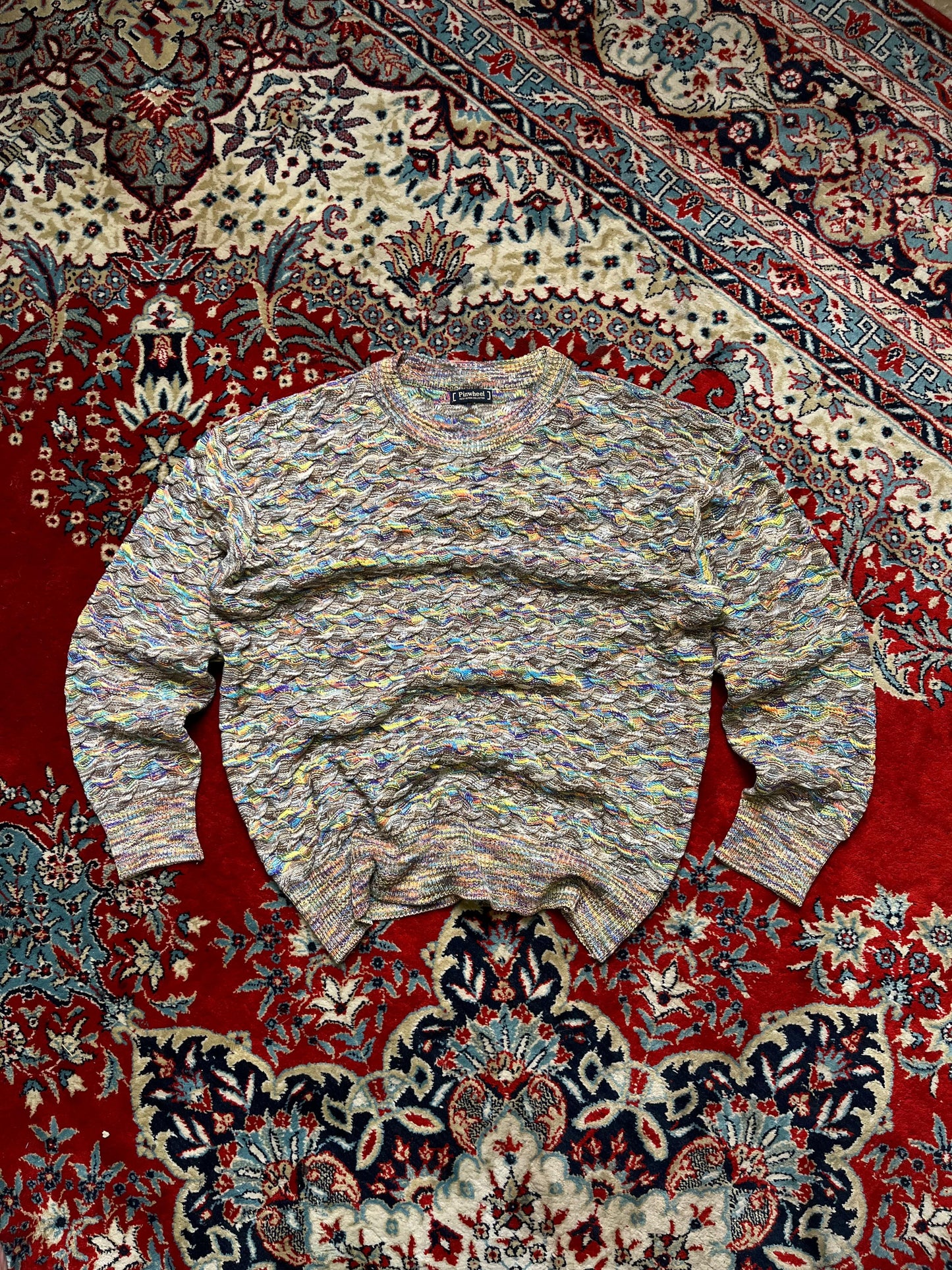 Pinwheel Handwoven Heavyweight Sweater